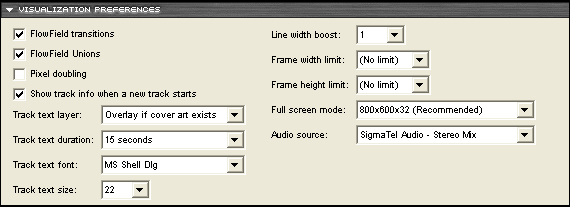 visual preferences